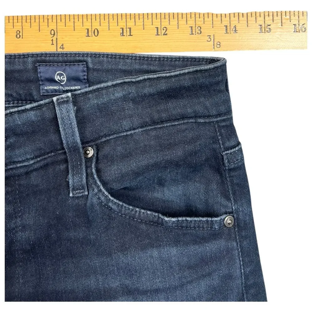 AG Farrah Skinny Ankle Jeans High Rise Denim Dark Wash - 27